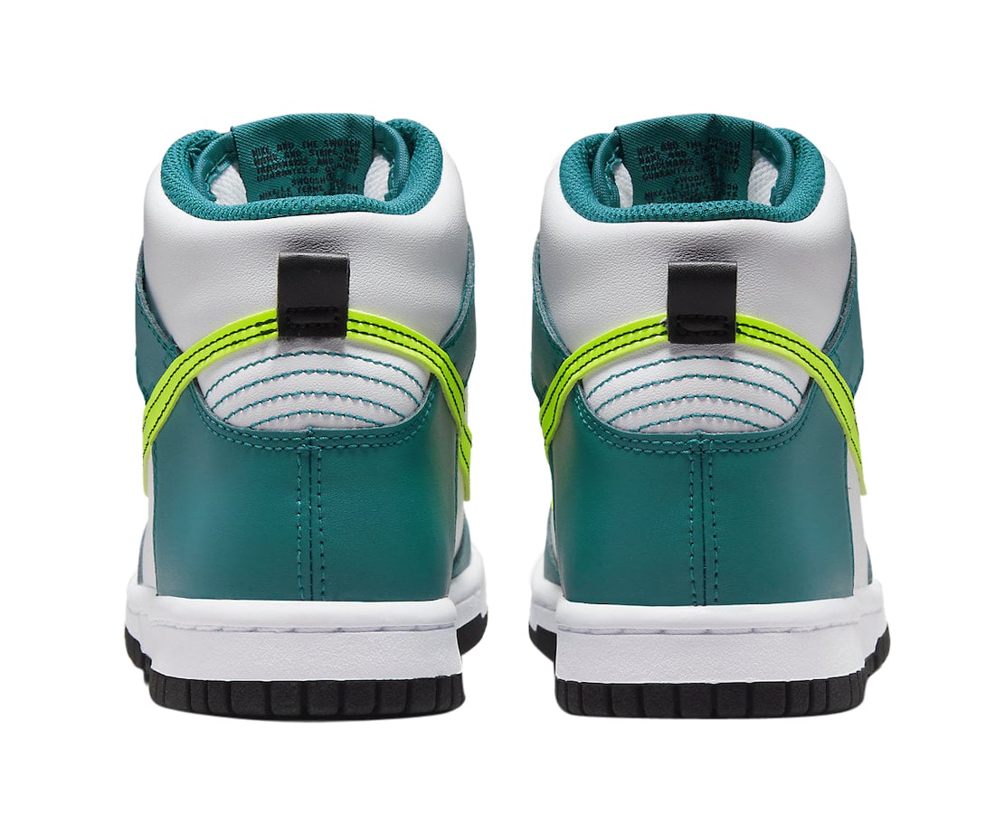 Nike Dunk High GS Volt Bright Spruce - Image 5