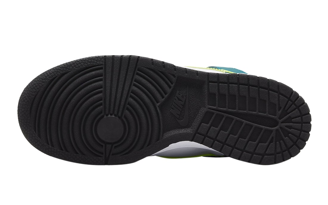 Nike Dunk High GS Volt Bright Spruce - Image 6