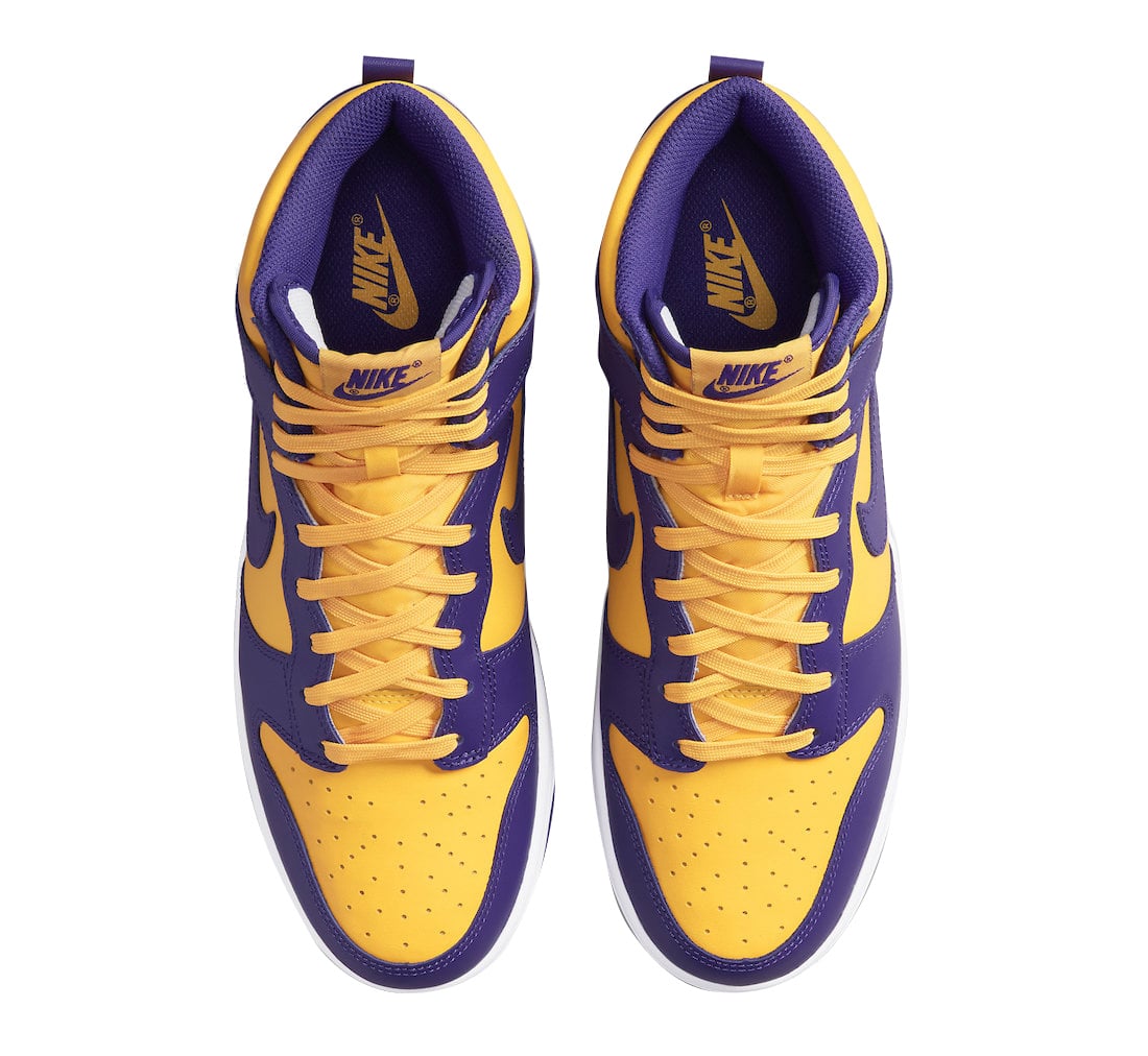 Nike Dunk High Lakers - Image 4