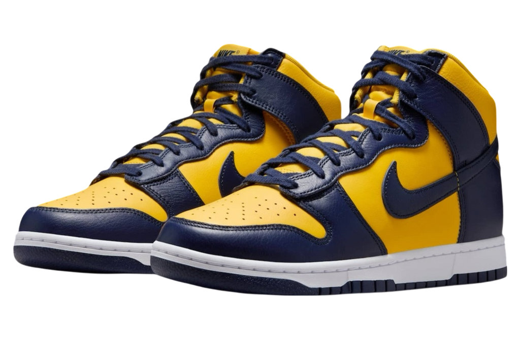 Nike Dunk High Michigan Midnight Navy / Varsity Maize - Image 3