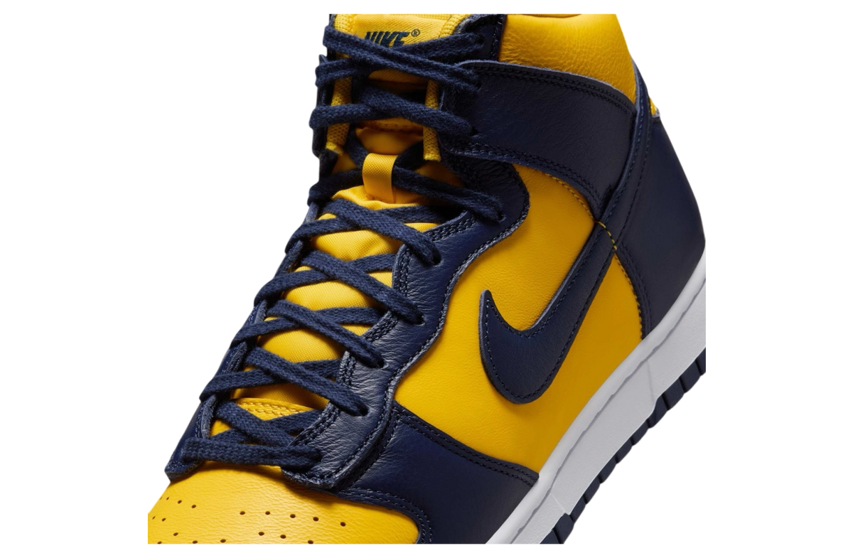 Nike Dunk High Michigan Midnight Navy / Varsity Maize - Image 7