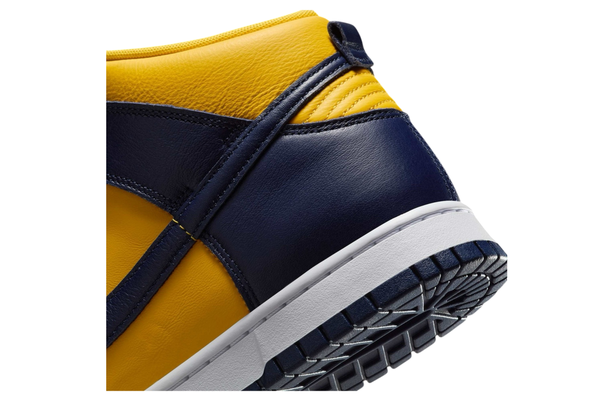 Nike Dunk High Michigan Midnight Navy / Varsity Maize - Image 8