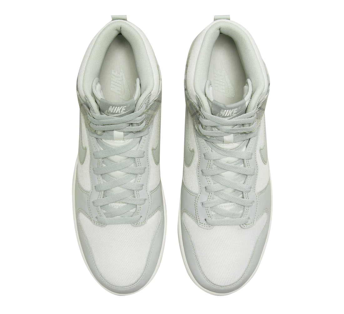 Nike Dunk High Plaid White Green - Image 4