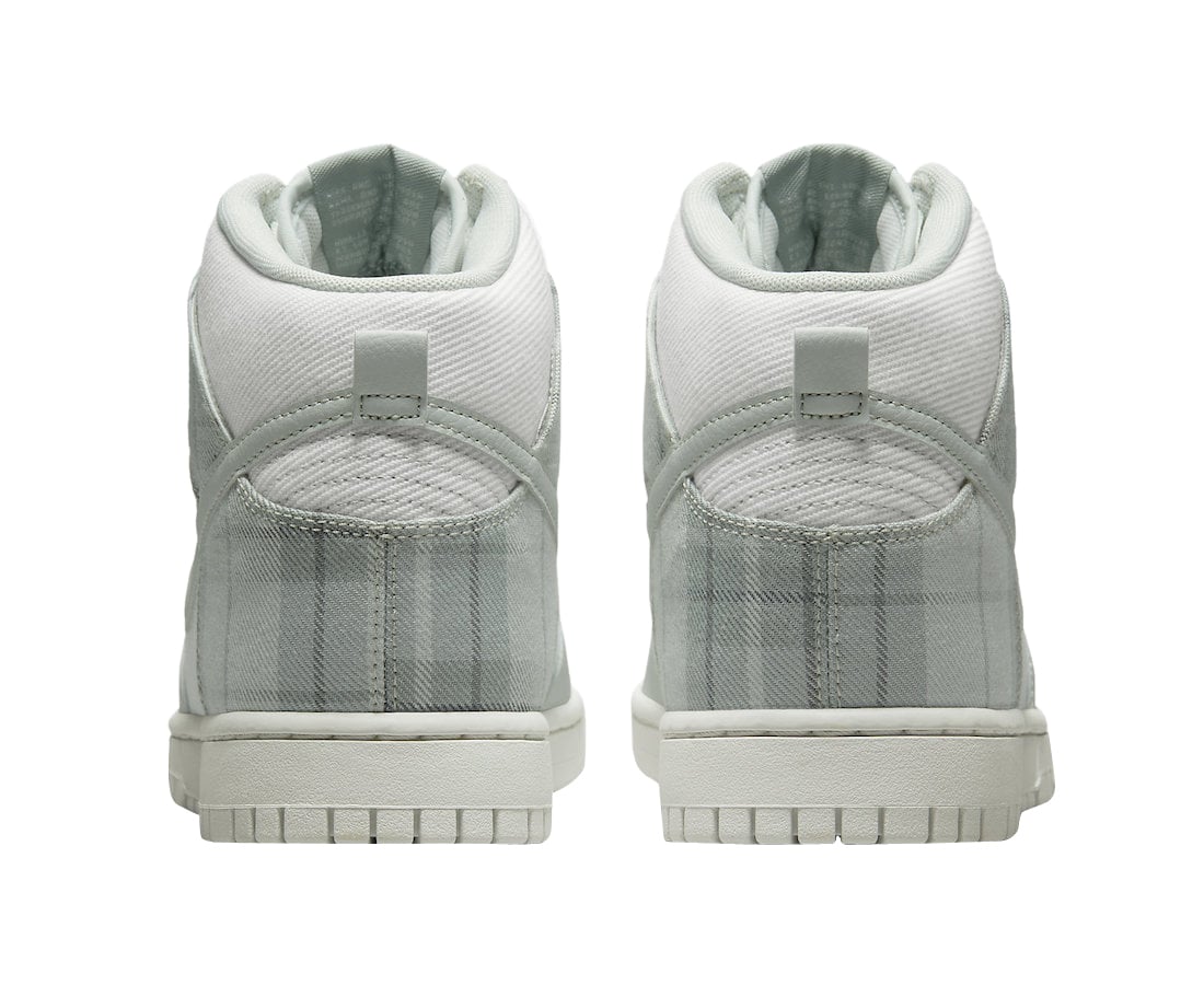 Nike Dunk High Plaid White Green - Image 5