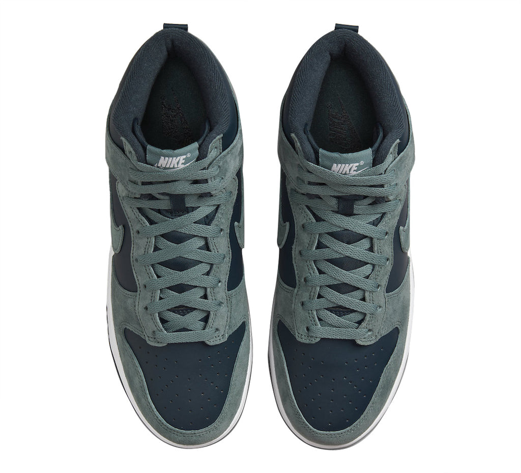 Nike Dunk High Teal Suede - Image 4