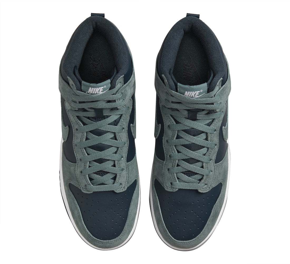 Nike Dunk High Teal Suede - Image 4