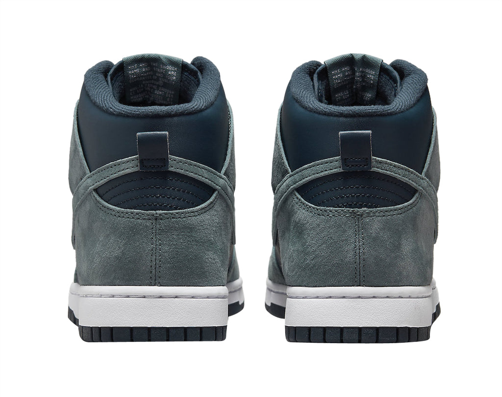Nike Dunk High Teal Suede - Image 5