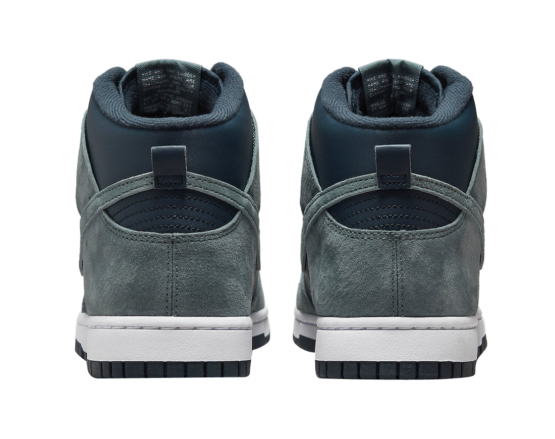 Nike Dunk High Teal Suede - Image 5