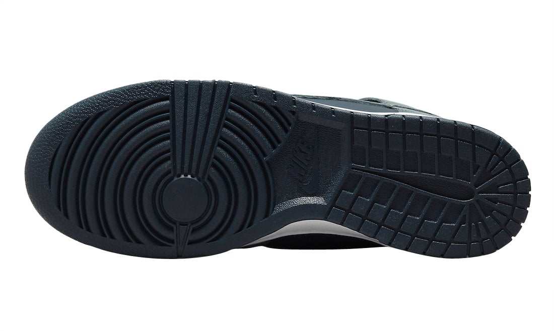 Nike Dunk High Teal Suede - Image 6