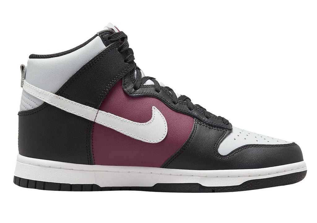 Nike Dunk High White Black Maroon - Image 3