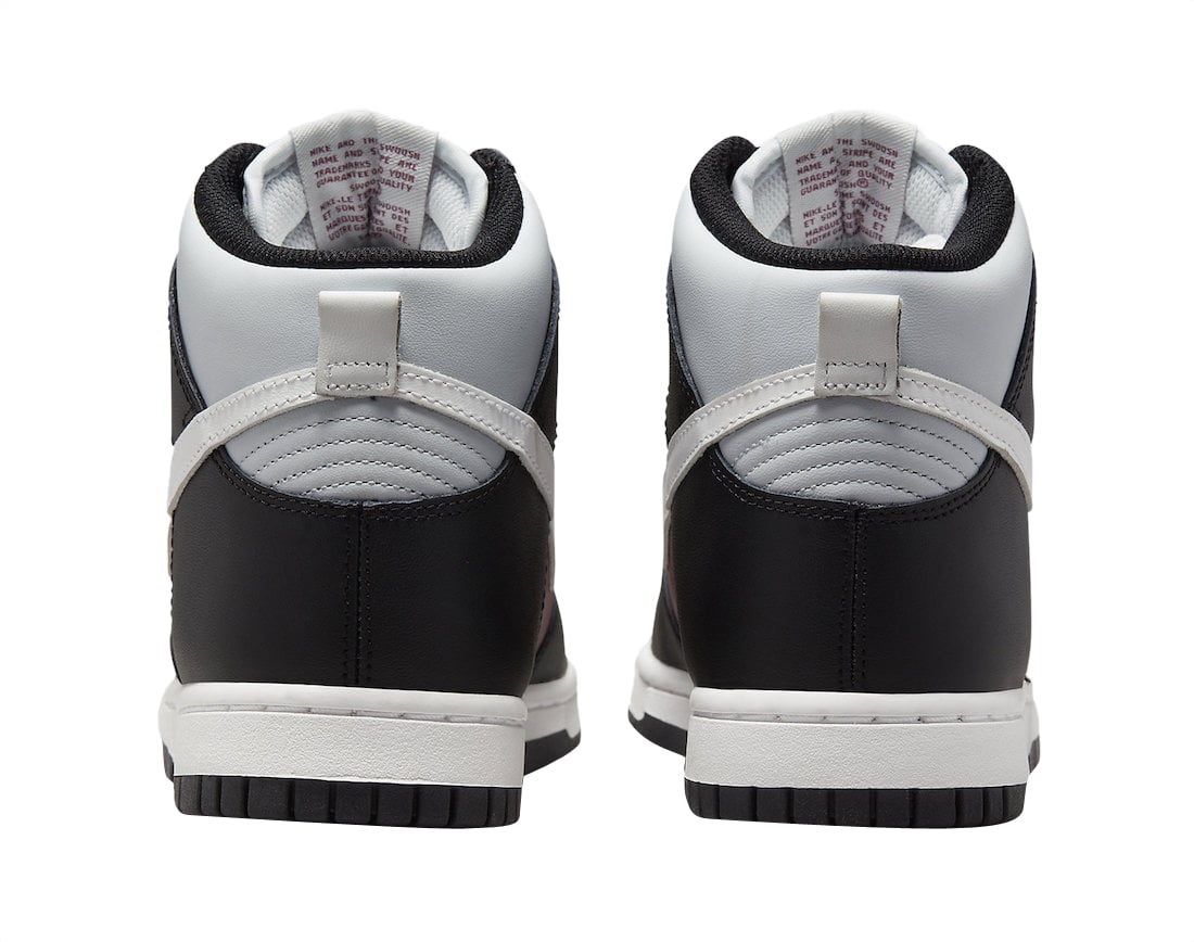 Nike Dunk High White Black Maroon - Image 5