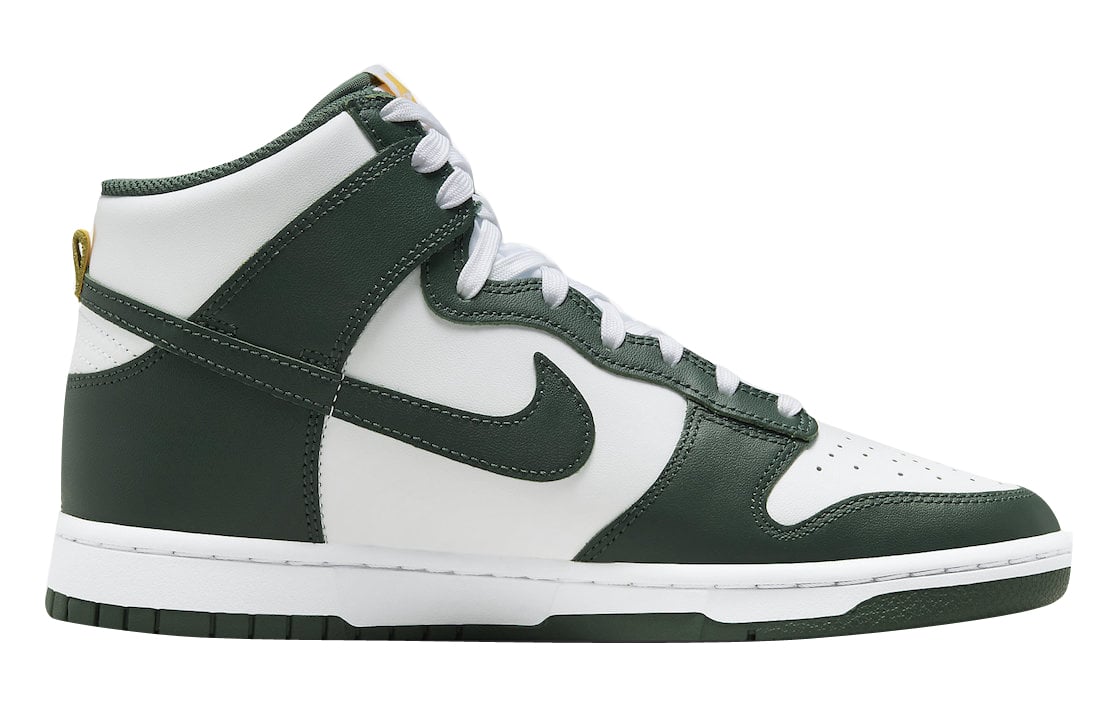 Nike Dunk High White Green - Image 3