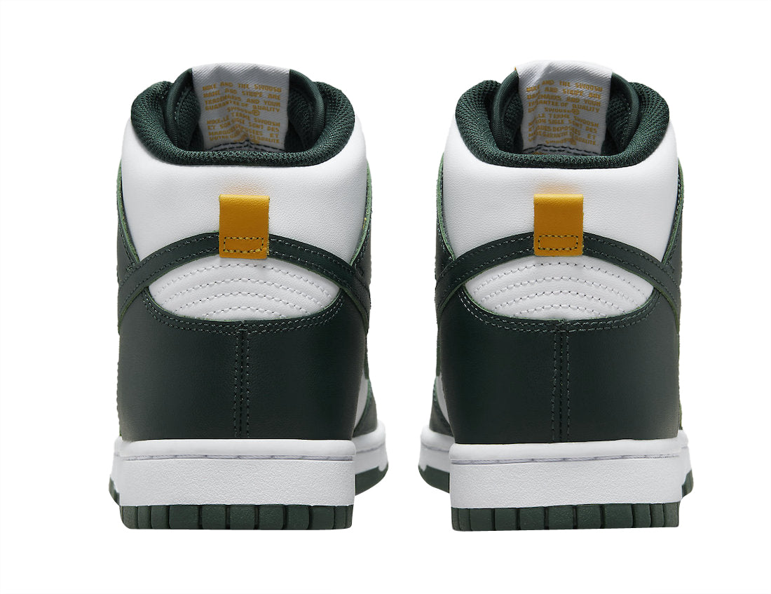 Nike Dunk High White Green - Image 5