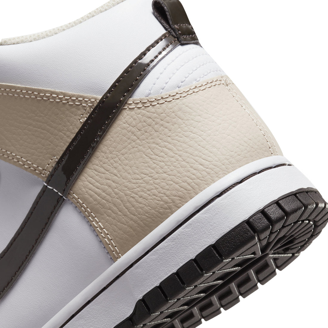 Nike Dunk High White Tan Brown - Image 8