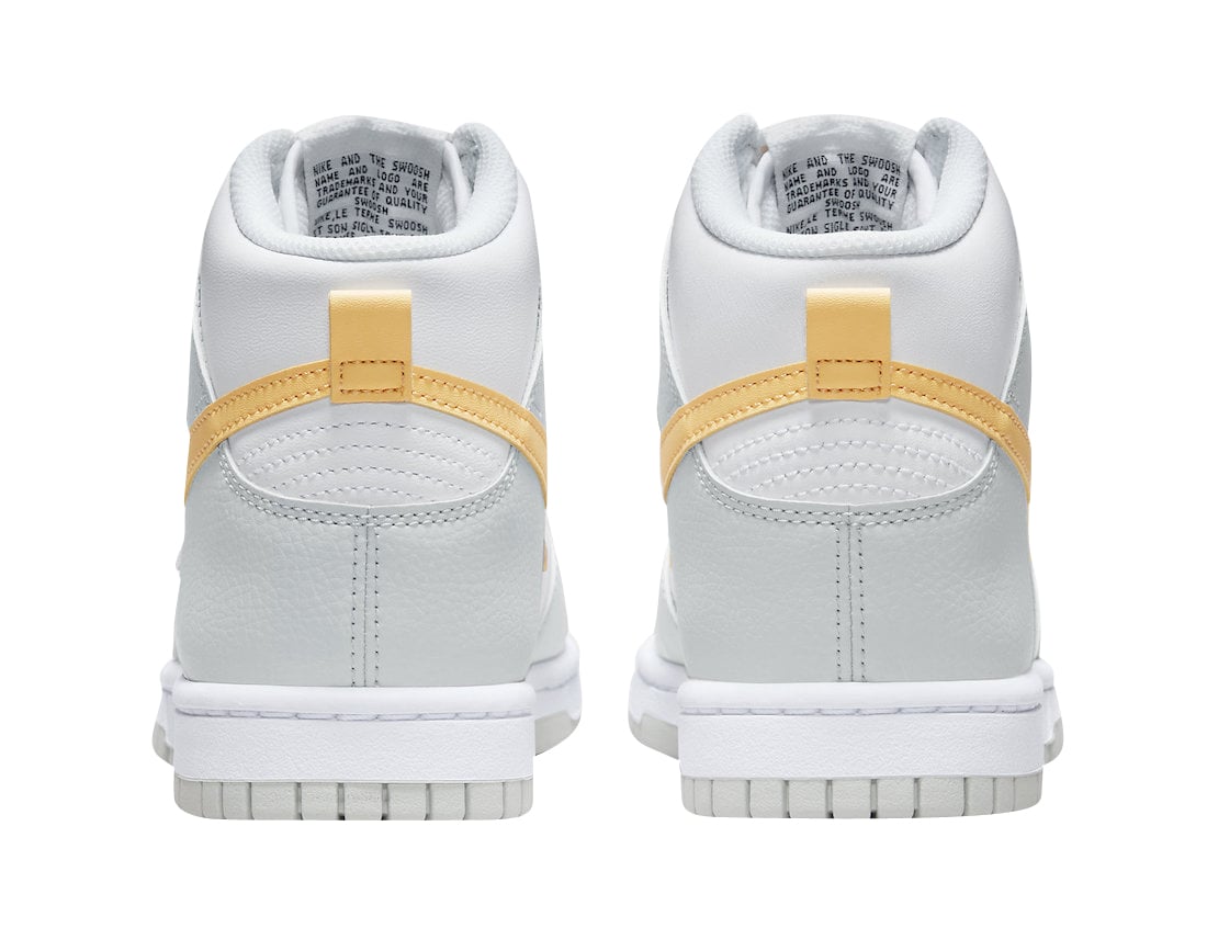 Nike Dunk High WMNS Pure Platinum Melon Tint - Image 4