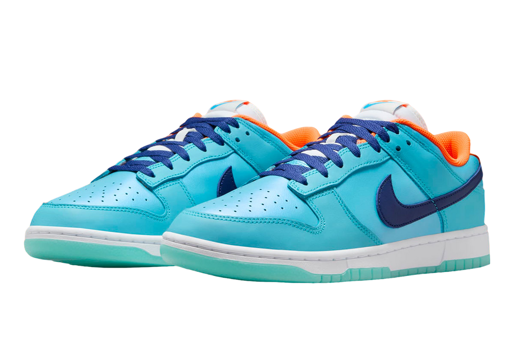 Nike Dunk Low Baltic Blue / Total Orange - Image 2