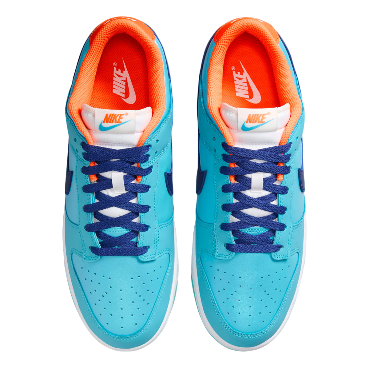 Nike Dunk Low Baltic Blue / Total Orange - Image 4