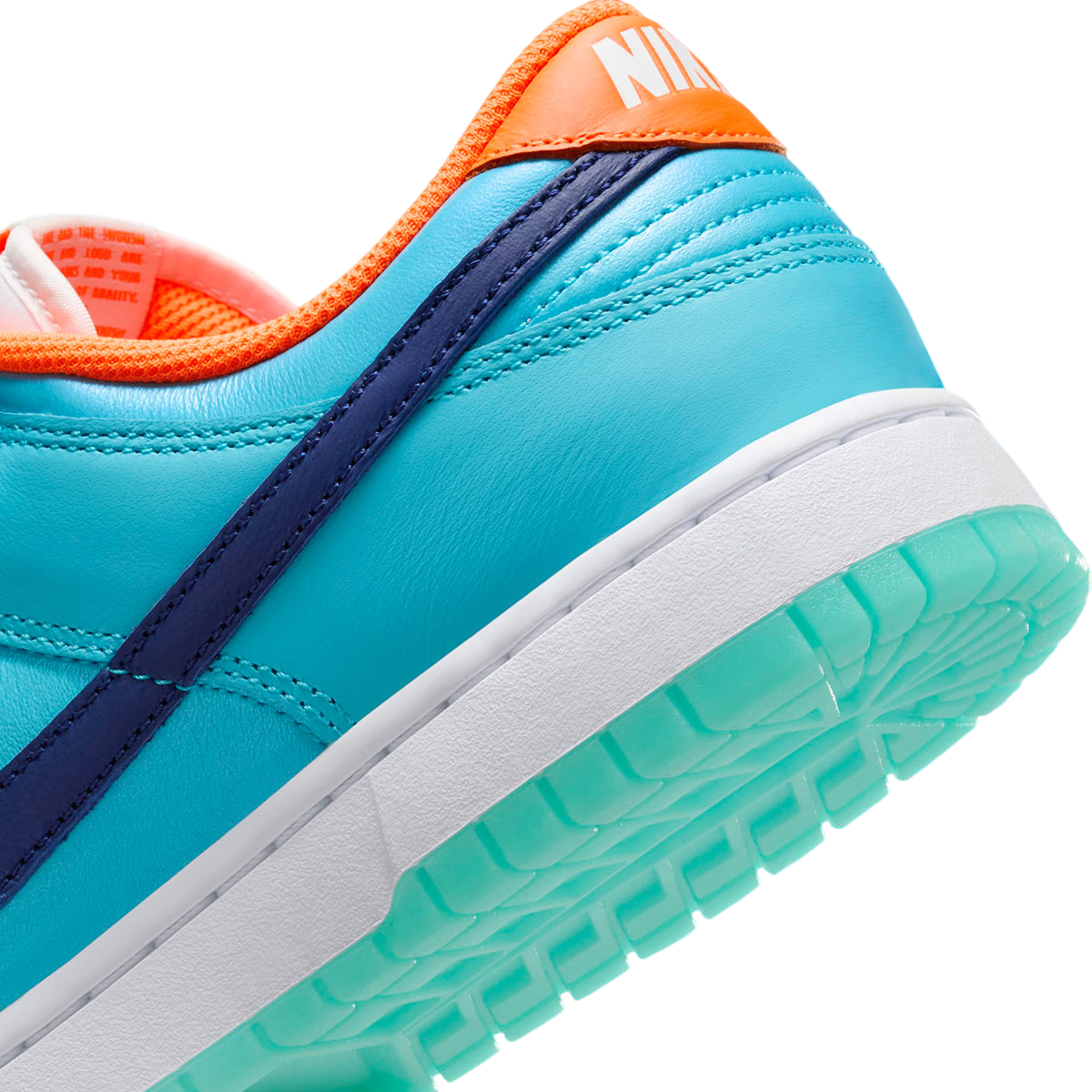 Nike Dunk Low Baltic Blue / Total Orange - Image 8