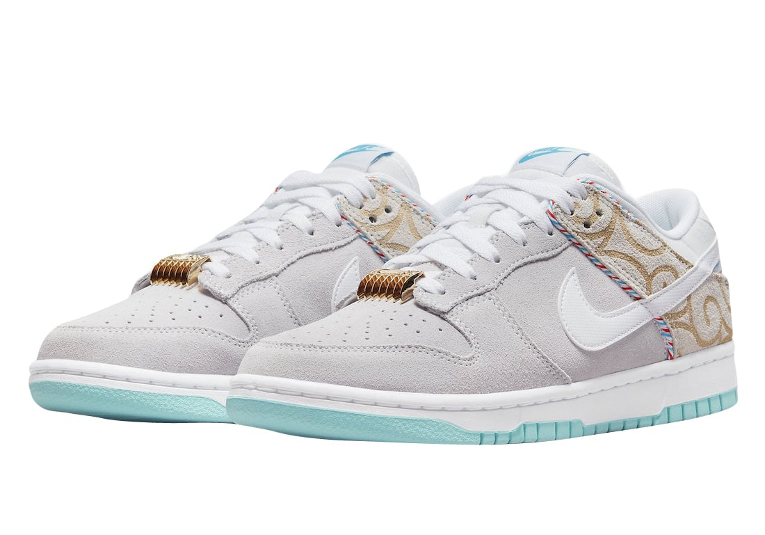Nike Dunk Low Barber Shop Grey - Image 2