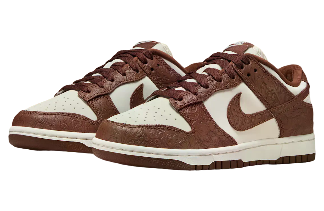 Nike Dunk Low Black / Sail / Fauna Brown - Image 2