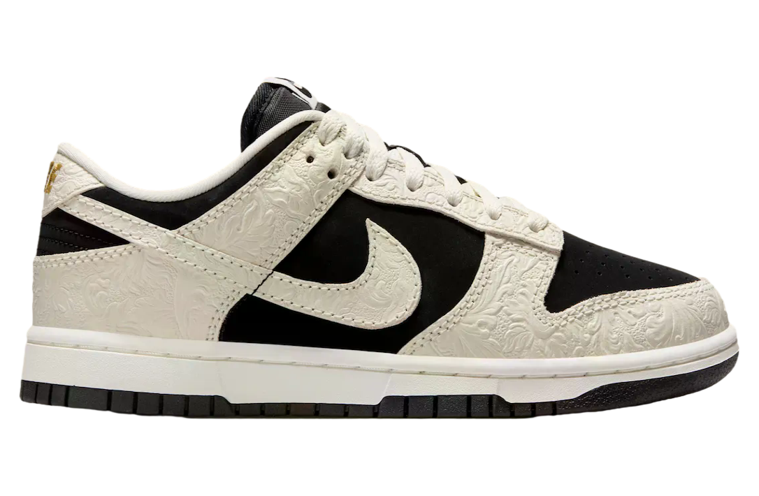 Nike Dunk Low Black / Sail / Metallic Gold - Image 3