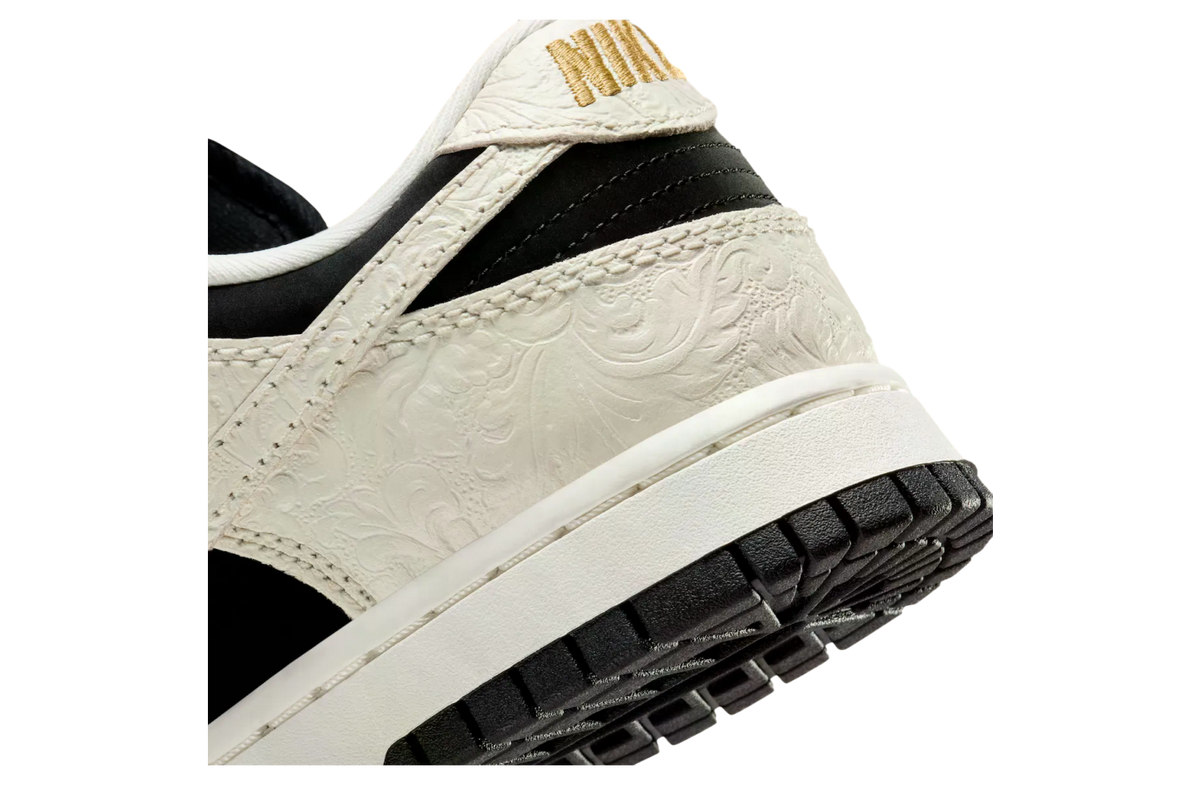 Nike Dunk Low Black / Sail / Metallic Gold - Image 8