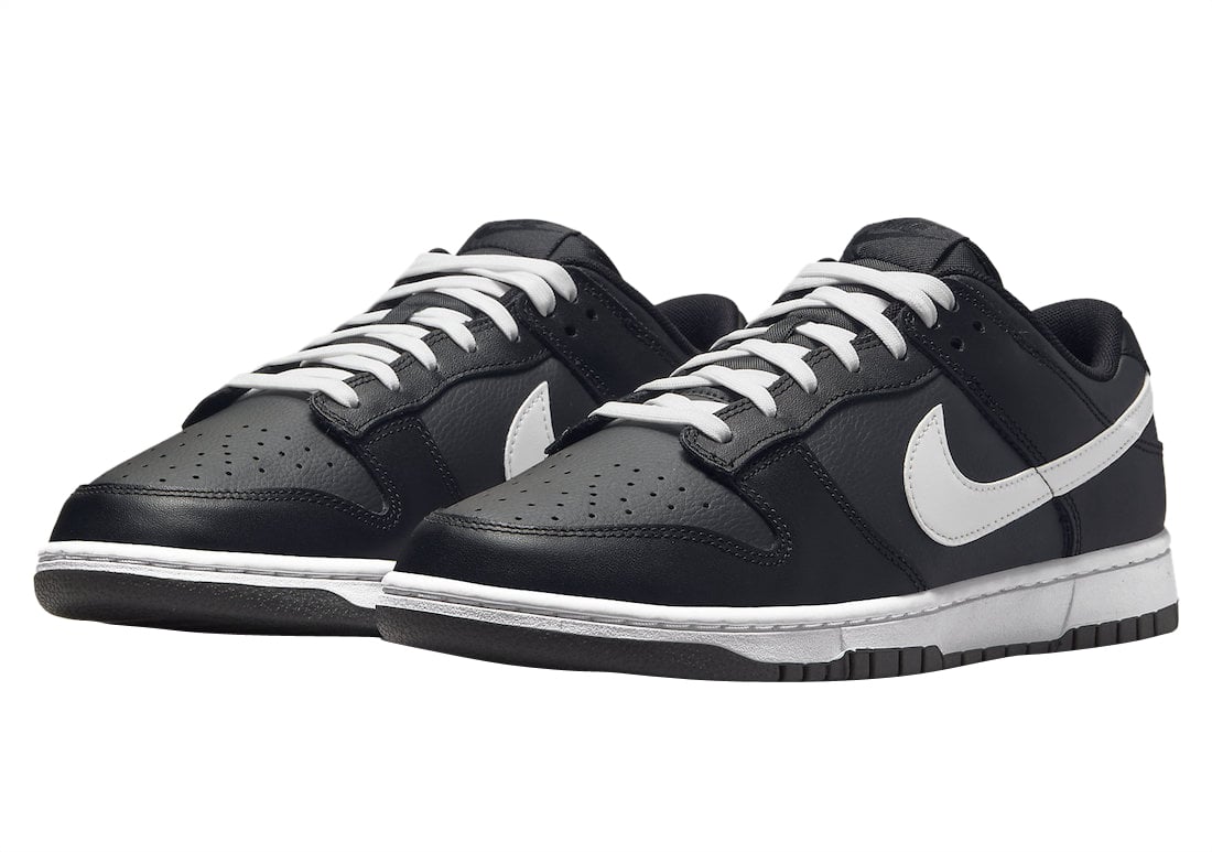 Nike Dunk Low Black White - Image 2