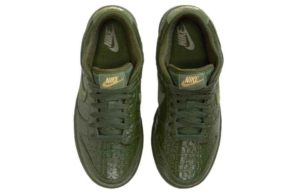 Nike Dunk Low Carbon Green / Metallic Gold - Image 5