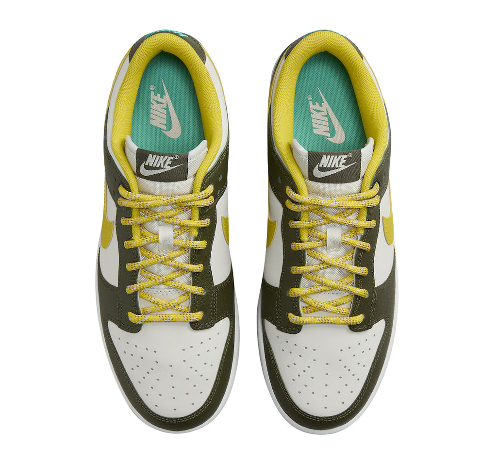 Nike Dunk Low Cargo Khaki Vivid Sulfur - Image 4