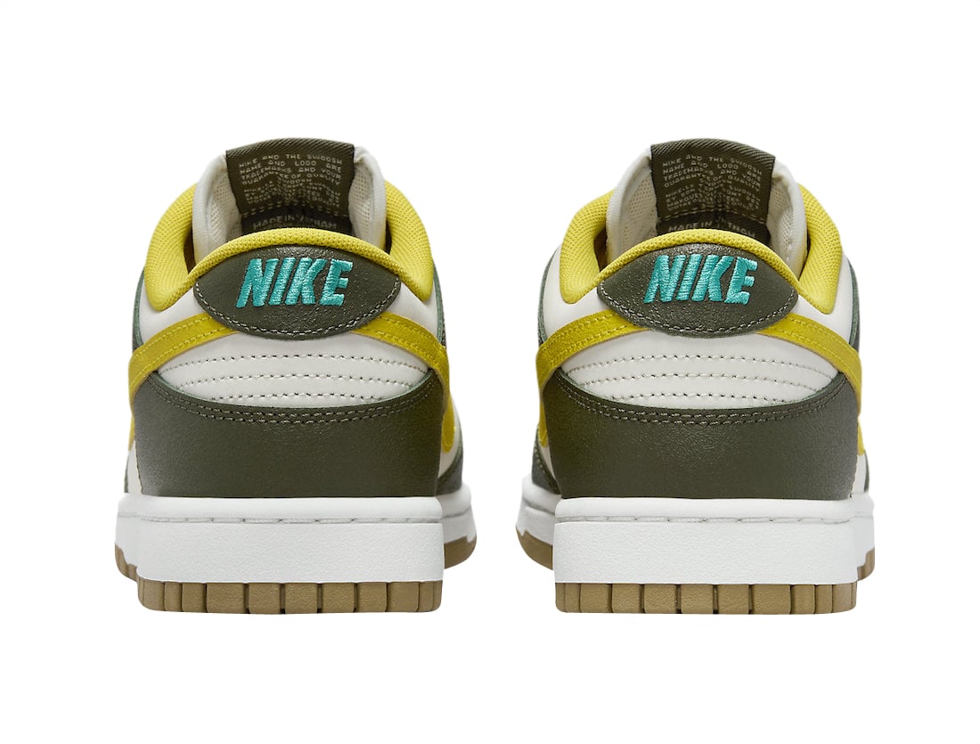 Nike Dunk Low Cargo Khaki Vivid Sulfur - Image 5