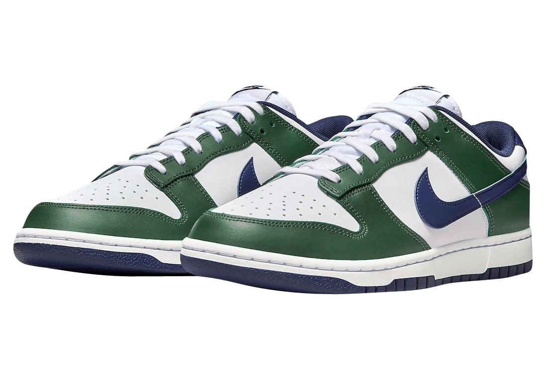 Nike Dunk Low Fir Midnight Navy - Image 2