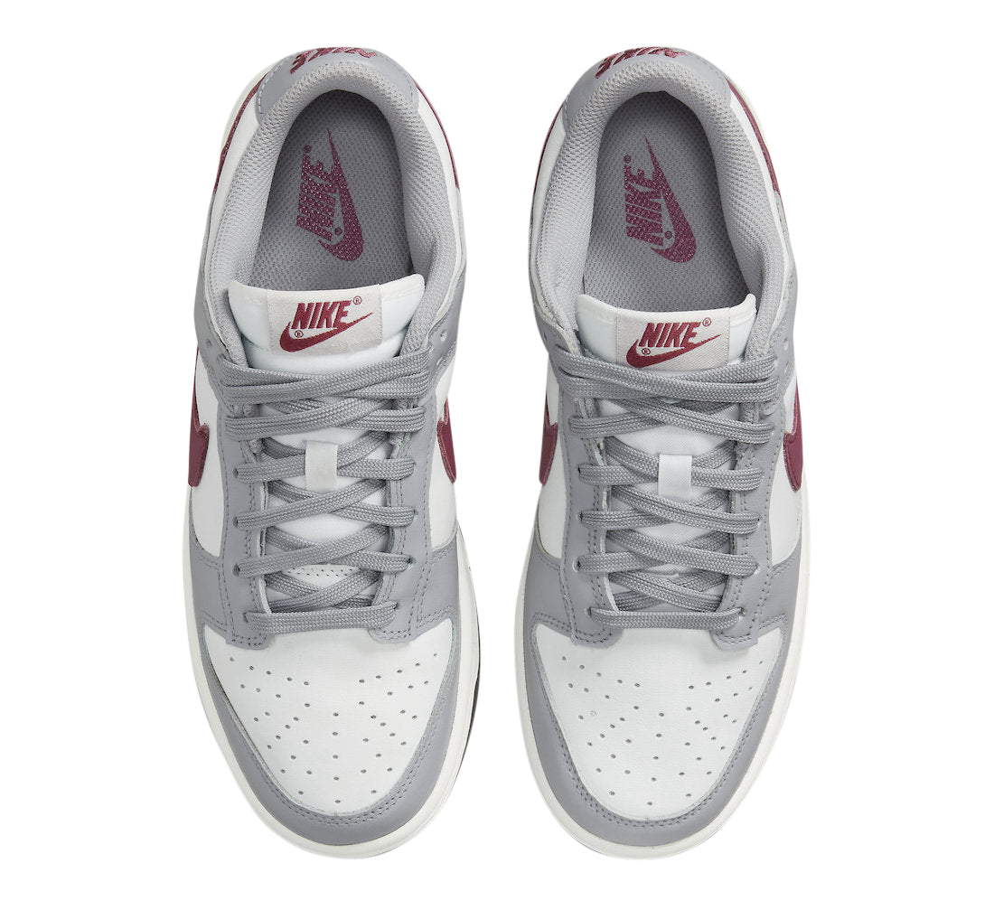 Nike Dunk Low Grey Team Red - Image 4