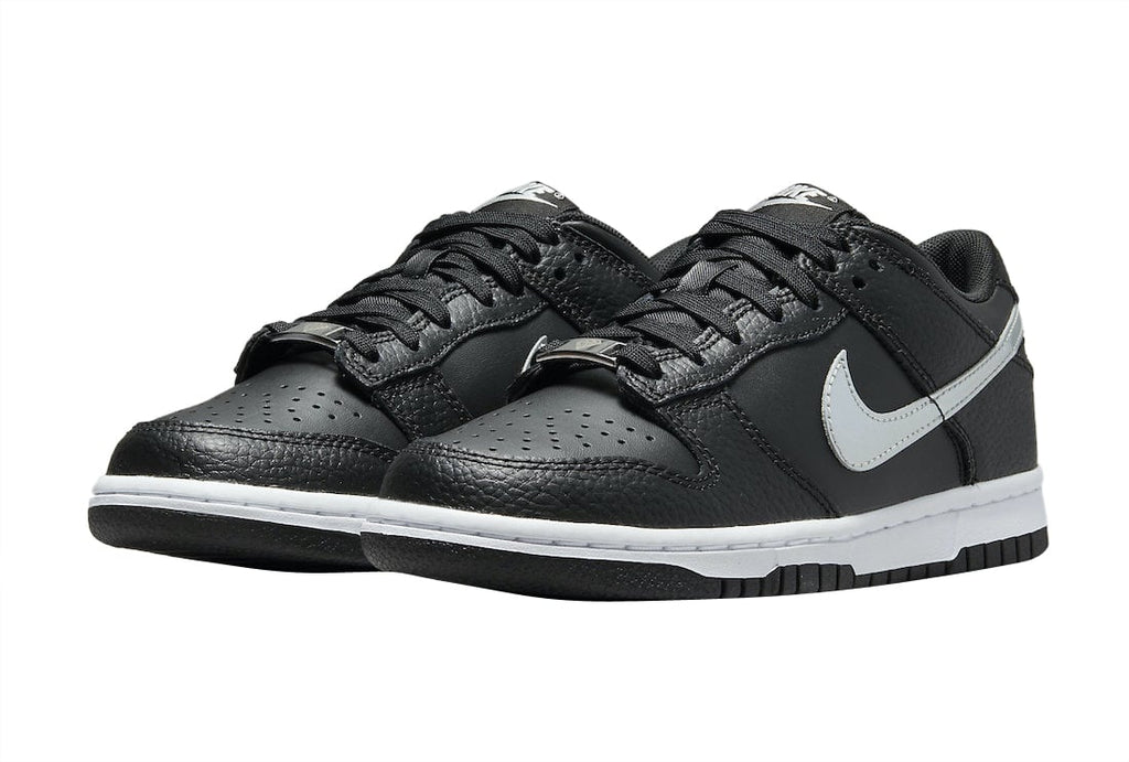 Nike Dunk Low GS Black Silver - Image 2