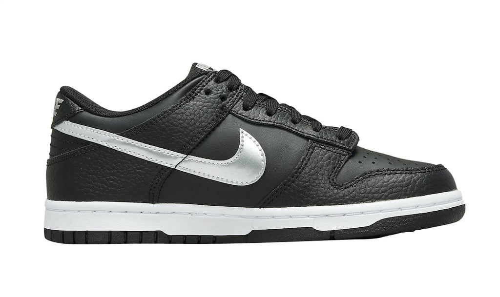 Nike Dunk Low GS Black Silver - Image 3