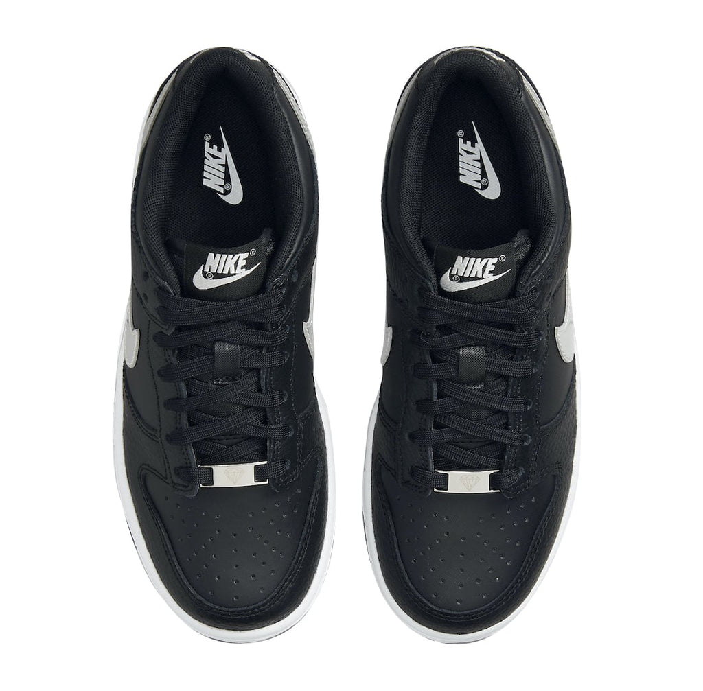 Nike Dunk Low GS Black Silver - Image 4