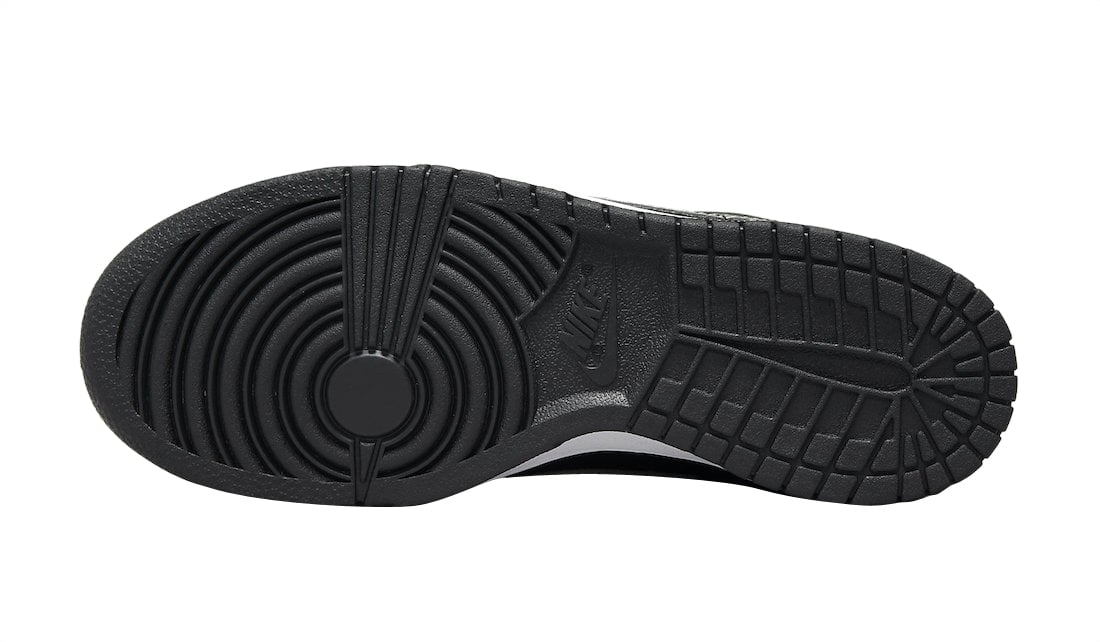 Nike Dunk Low GS Black Silver - Image 6
