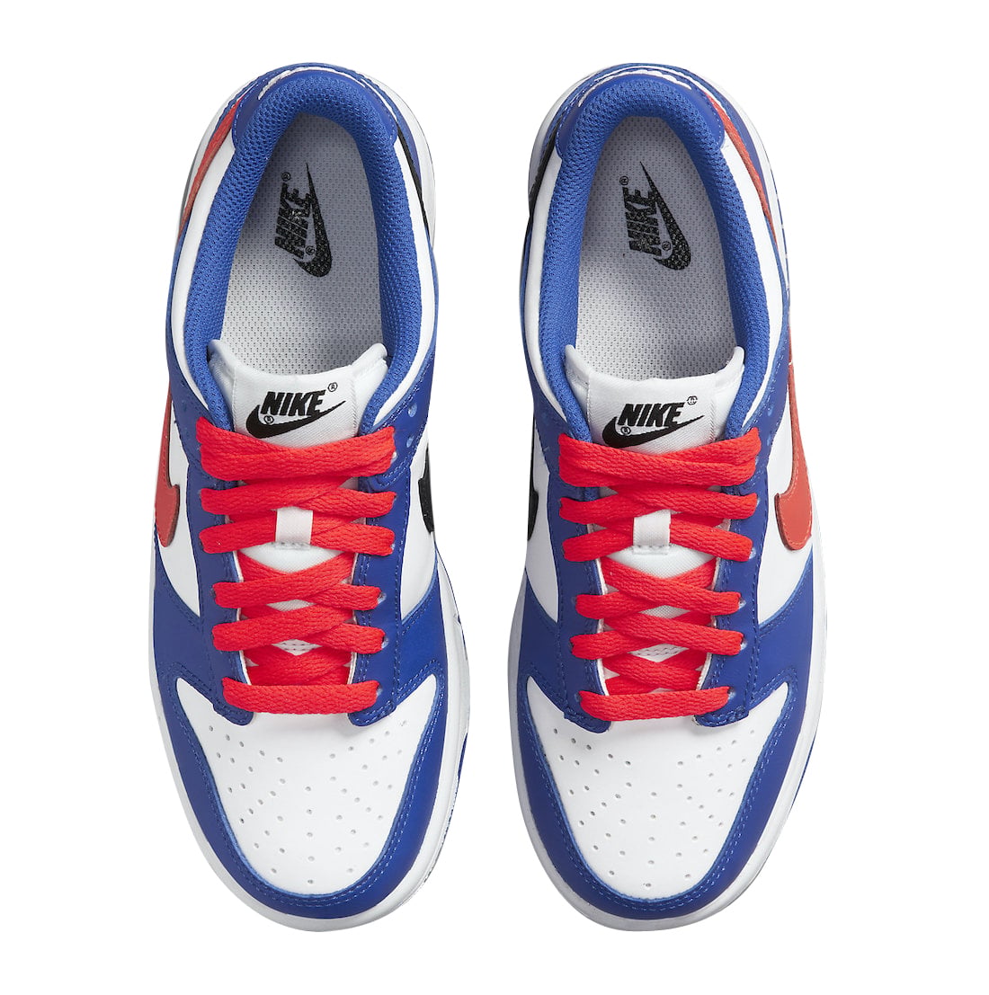 Nike Dunk Low GS Bright Crimson Game Royal - Image 4