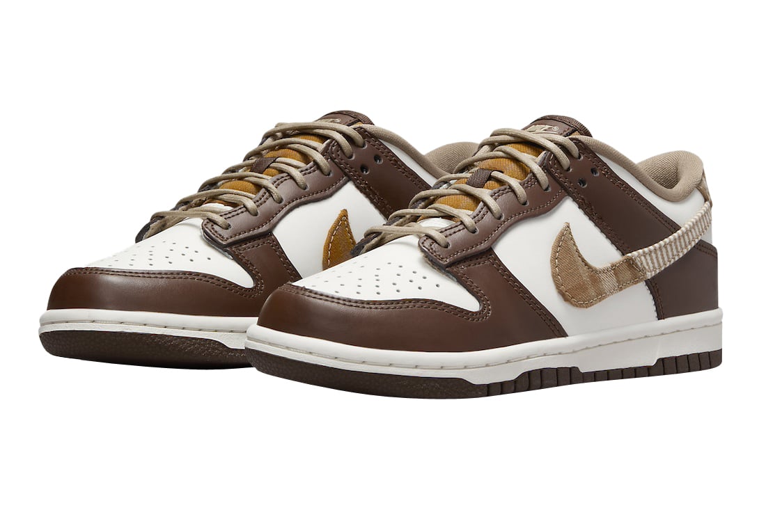 Nike Dunk Low GS Brown Plaid - Image 2