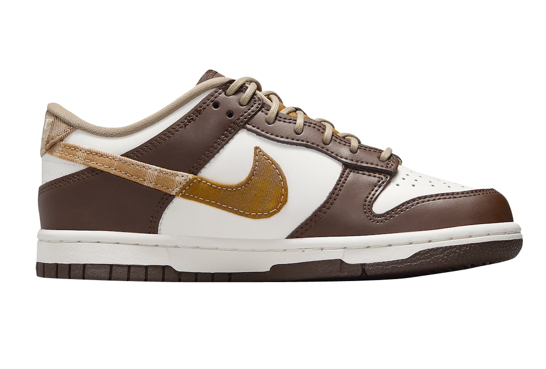 Nike Dunk Low GS Brown Plaid - Image 3