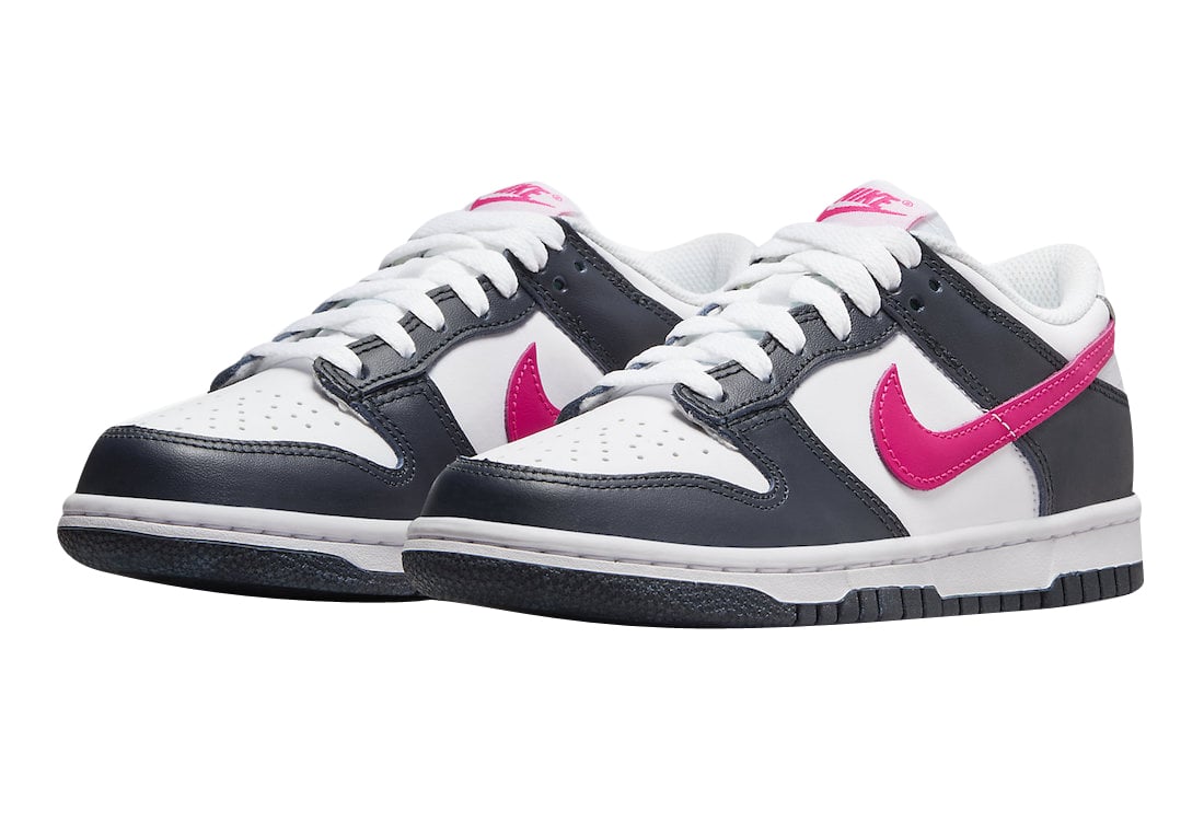 Nike Dunk Low GS Dark Obsidian Fierce Pink - Image 2