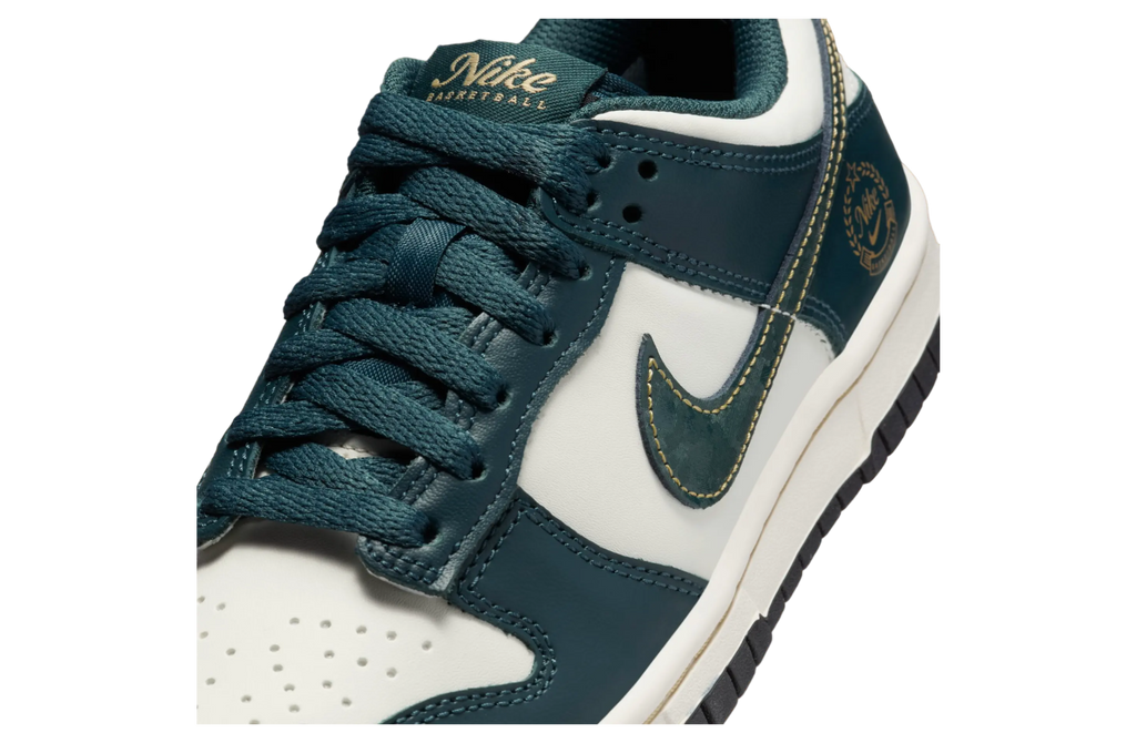 Nike Dunk Low GS Deep Jungle / Pale Ivory - Image 7