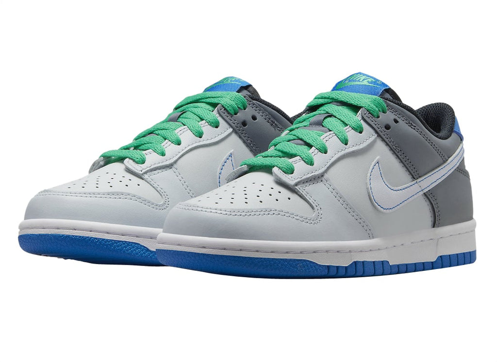 Nike Dunk Low GS Grey Blue Green - Image 2