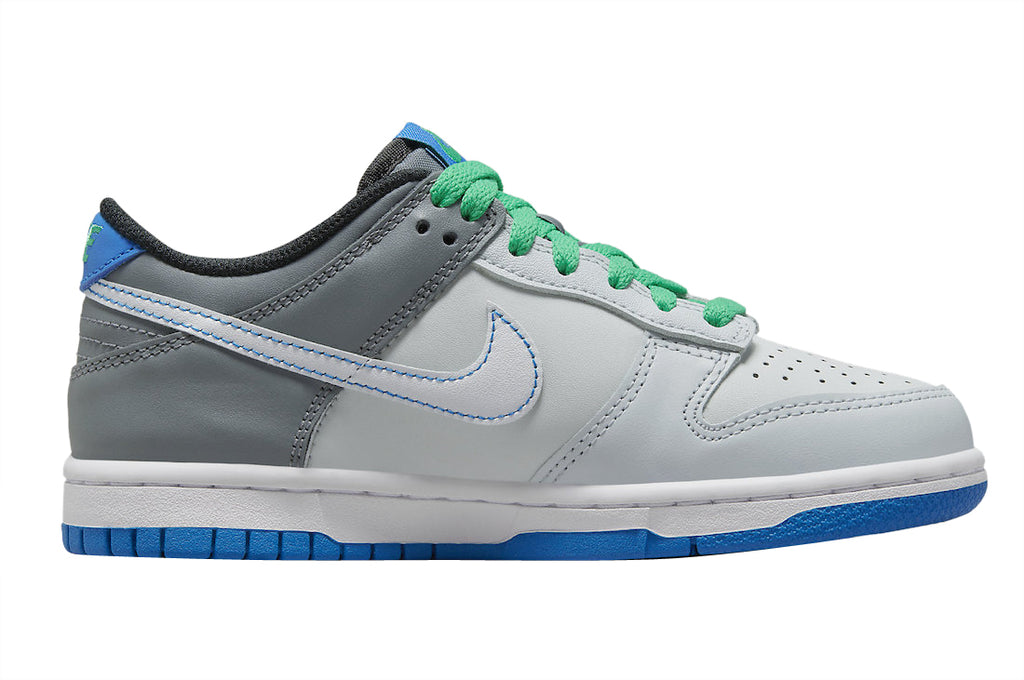 Nike Dunk Low GS Grey Blue Green - Image 3