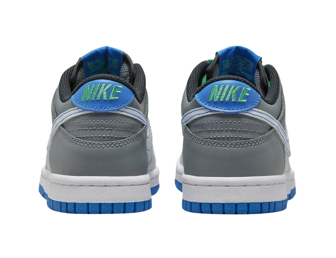 Nike Dunk Low GS Grey Blue Green - Image 5