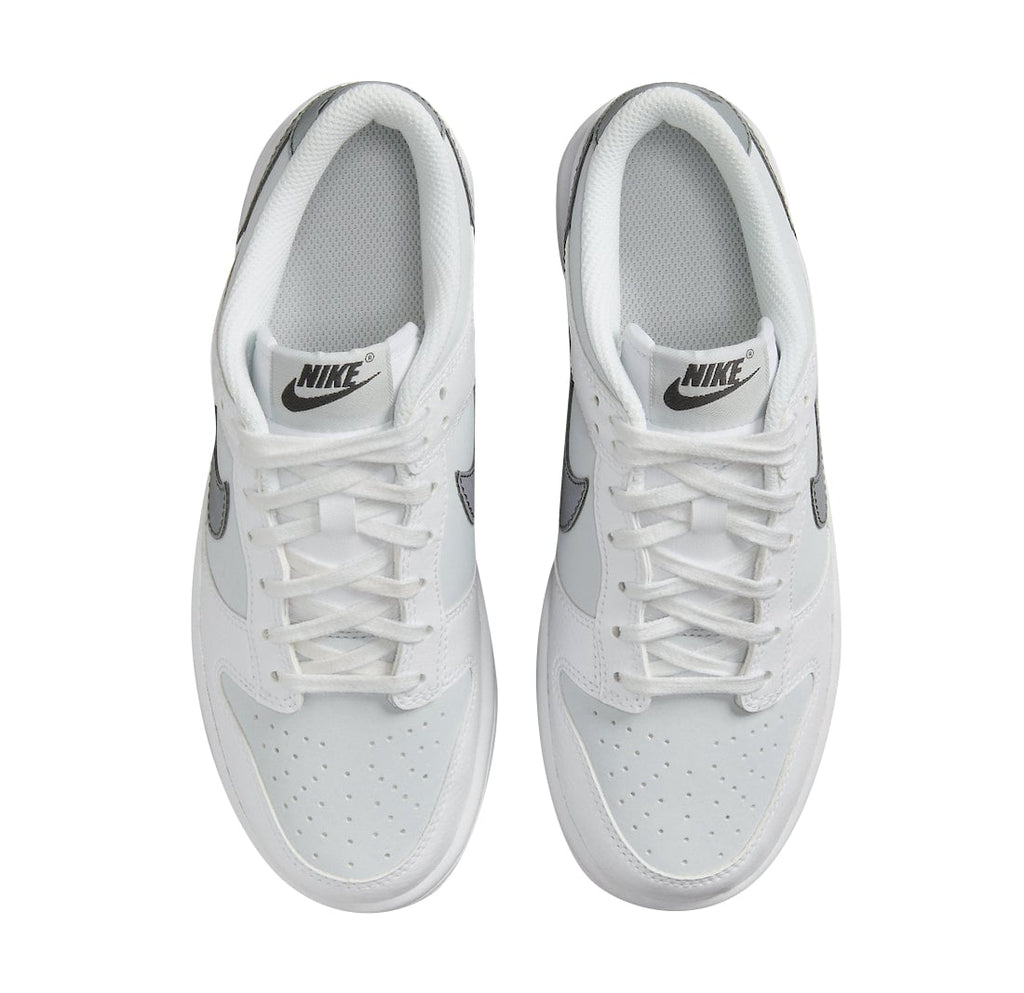 Nike Dunk Low GS Grey White Reflective Swoosh - Image 4