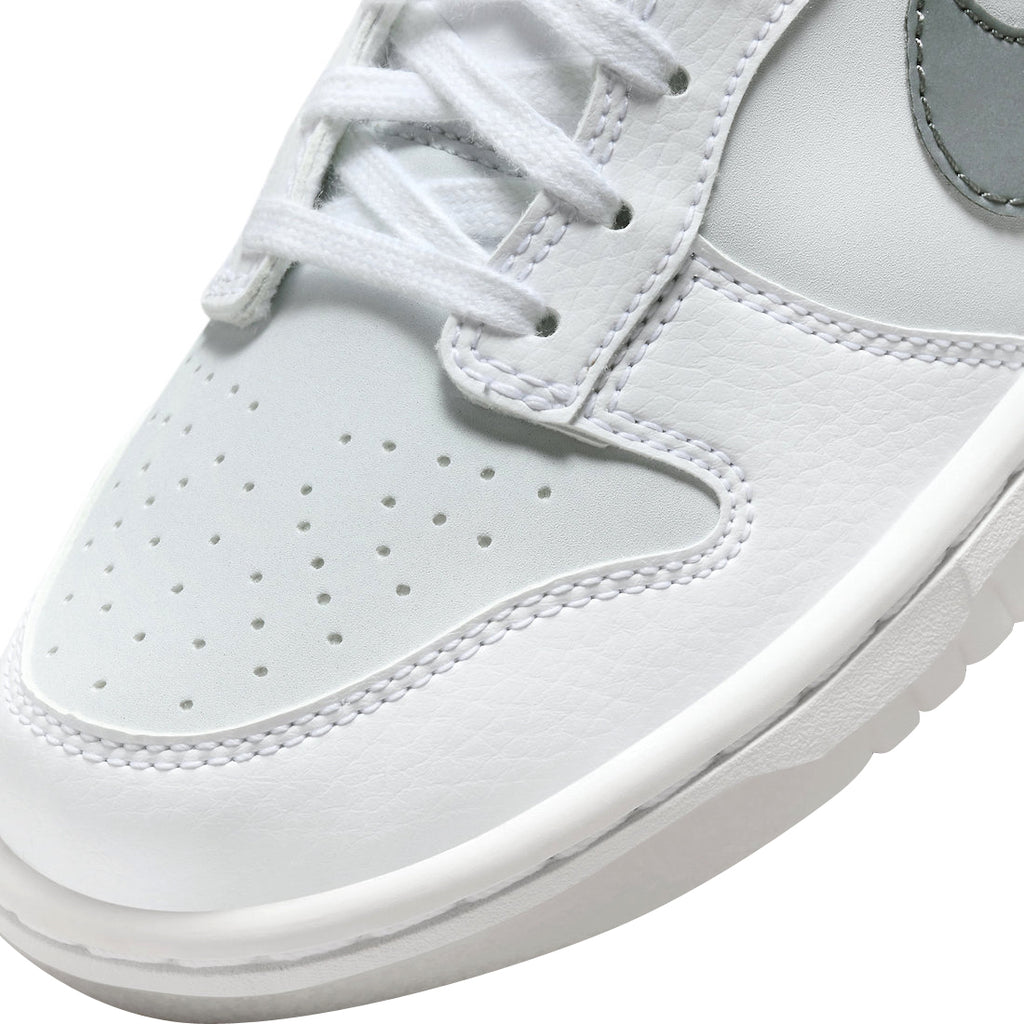 Nike Dunk Low GS Grey White Reflective Swoosh - Image 7