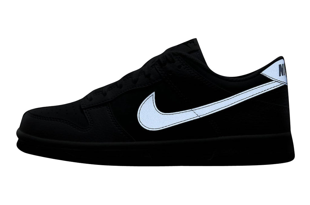 Nike Dunk Low GS Grey White Reflective Swoosh - Image 9
