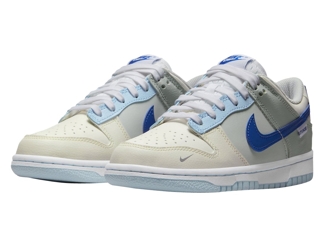Nike Dunk Low GS Ivory Hyper Royal - Image 2