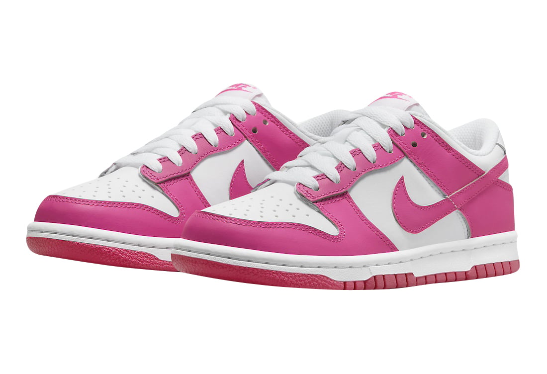 Nike Dunk Low GS Laser Fuchsia - Image 2