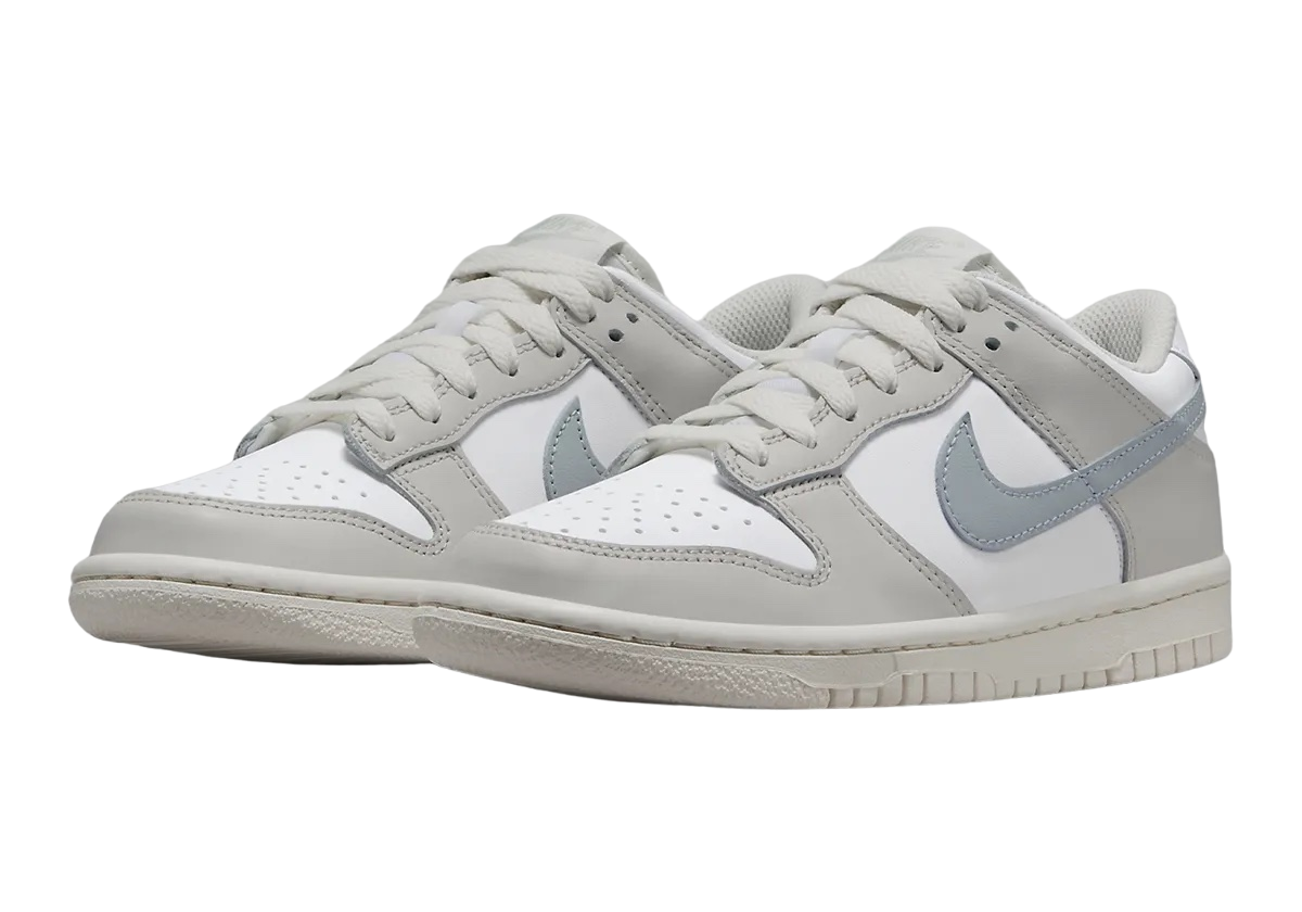 Nike Dunk Low GS Light Silver Phantom - Image 2